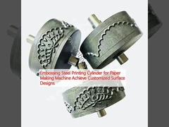 Kağıt Yapım Makinesi için Çaplama Silinderi Yapıştırmak Özel Yüzey Tasarımlarına Erişmek