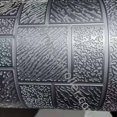 Sıcaklıkla işlenen embossing kauçuk rulo ve embossed desen tipi ile üretim